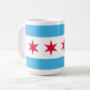 Buscar bandera de chicago tazas Marcar