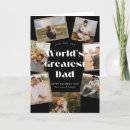 Buscar el mejor papá del mundo tarjetas Blanco y negro