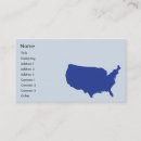 Buscar los estados unidos américa de tarjetas de visita País