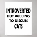 Buscar entusiasta posters Amante del gato