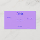 Buscar padre tarjetas de visita Día del padre