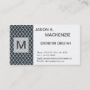 Buscar cool tarjetas de visita Monograma