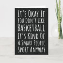 Buscar baloncesto divertido tarjetas General y unisex
