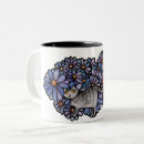 Buscar gato gris tazas Morado
