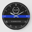 Buscar delgado relojes de pared Policía