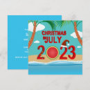 Buscar en julio invitaciones de navidad Navidades en verano