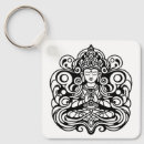 Buscar paz de buda llaveros Meditación