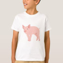 Buscar cerdo rosado camisetas Animales de granja
