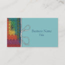 Buscar tejido tarjetas de visita General y unisex