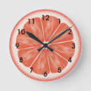 Buscar con sabor a fruta relojes de pared Rebanada