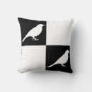 Buscar pájaro blanco y negro cojines General y unisex