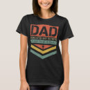 Buscar papá dedicado camisetas Para
