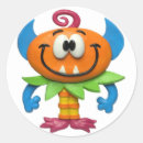 Buscar monstruo de halloween pegatinas Para niños