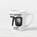 Buscar feliz cumpleaños tazas 70 años