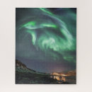 Buscar cielo nocturno puzzles Aurora borealis
