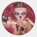 Buscar dia de los muertos pegatinas Catrina