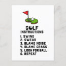 Buscar swing postales Golfista