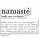 Buscar namaste pegatinas Meditación