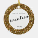 Buscar cumpleaños moderno adornos Purpurina