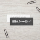 Buscar brush tarjetas de visita Minimalista