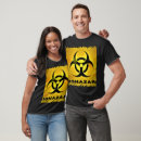 Buscar biológico camisetas Peligro