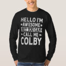 Buscar colby camisetas Impresionante