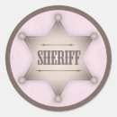 Buscar sheriff pegatinas Vaquera