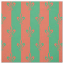 Buscar flores verdes telas Rojo