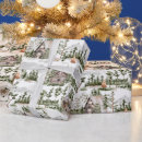 Buscar bosque del pino papel de regalo Acuarela