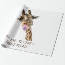 Buscar jirafa papel de regalo Para todos