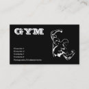 Buscar gym tarjetas de visita Gimnasio