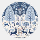 Buscar reno azul pegatinas Blanco