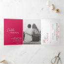 Buscar fucsia boda invitaciones Mínimo