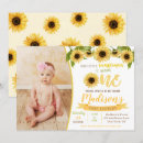 Buscar del girasol invitaciones de cumpleaños Foto