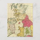 Buscar mapa de irlanda postales Mano