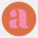 Buscar moderno pegatinas Monograma