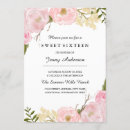 Buscar botánico invitaciones Vintage