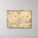 Buscar mapa lienzos Mapa del vintage