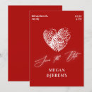 Buscar huellas dactilares invitaciones Corazón