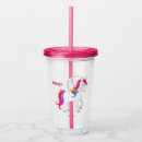 Buscar del unicornio los niños vasos Chica