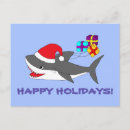 Buscar tiburón lindo postales Navidades