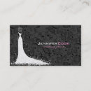 Buscar vestido del vintage tarjetas de visita Elegante