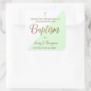 Buscar bautizo pegatinas Cruz dorada