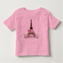 Buscar la torre eiffel camisetas Para niños