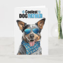 Buscar perro del ganado tarjetas Heeler azul