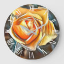 Buscar naranja oro de relojes de pared Elegante