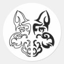 Buscar lobos blancos pegatinas Blanco y negro