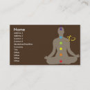 Buscar símbolo om de tarjetas de visita Chakra