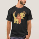 Buscar gatito del dibujo animado camisetas Lindo