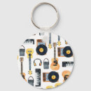 Buscar instrumentos musicales llaveros Patrón